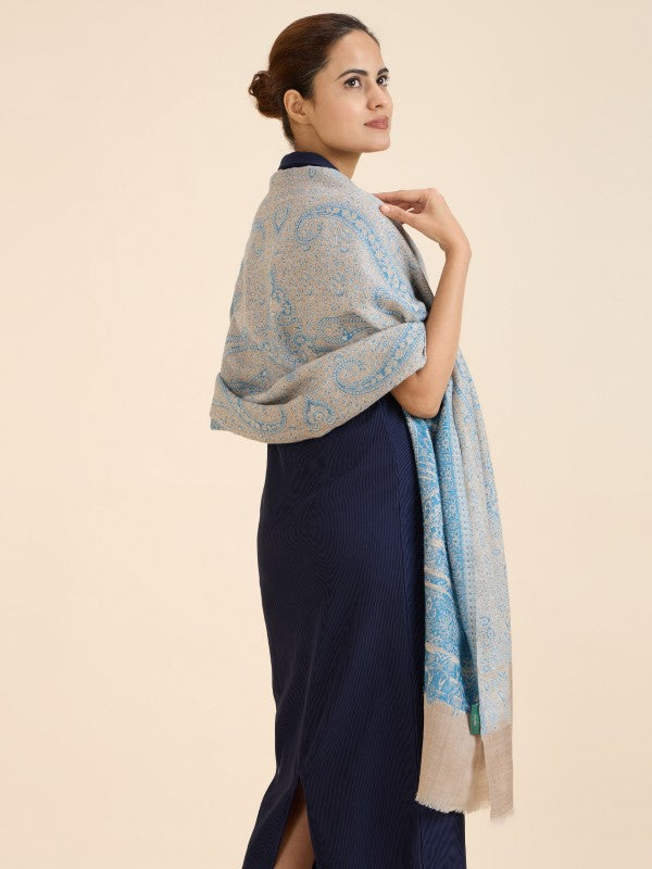 Powder Blue paisley