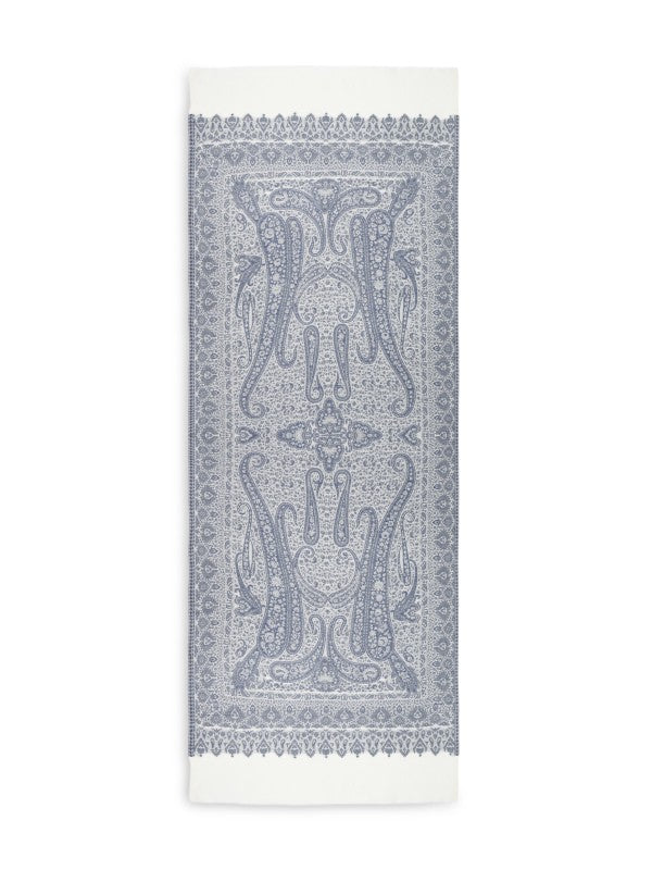 Charcoal Blue paisley