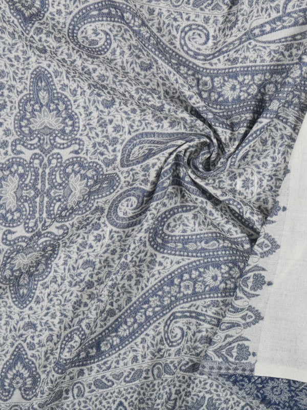 Charcoal Blue paisley