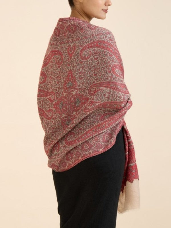 Maroon Paisley