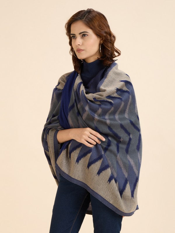 Blue Ikat