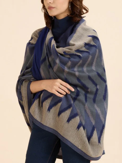 Blue Ikat
