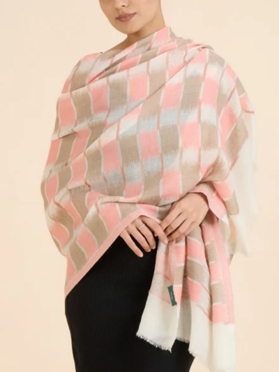 Peach Ikat