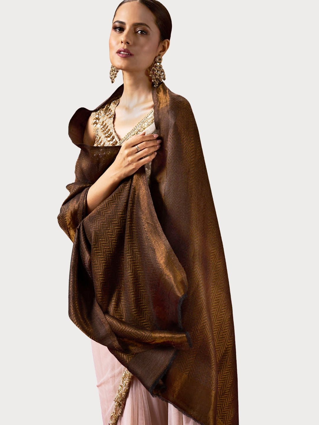 Brown Zari