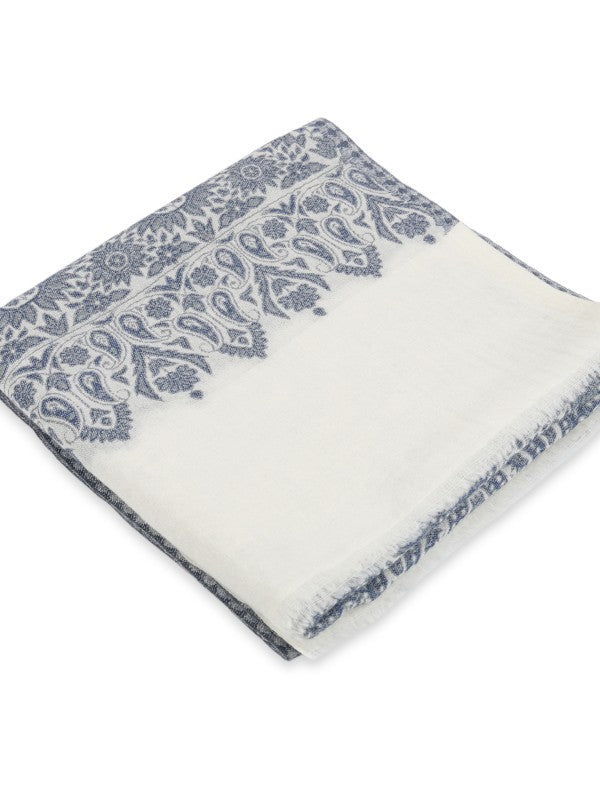 Charcoal Blue paisley