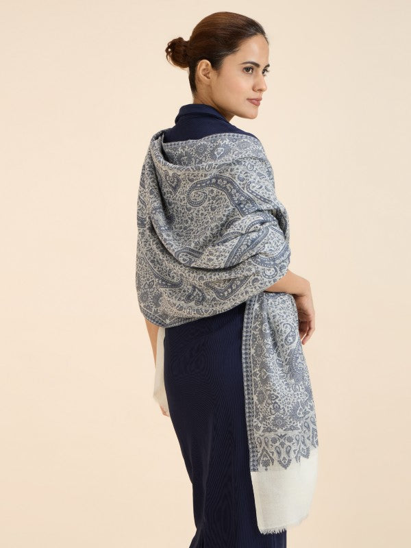 Charcoal Grey paisley