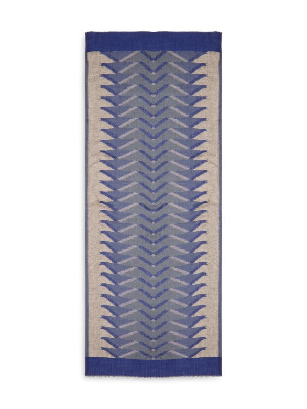 Blue Ikat