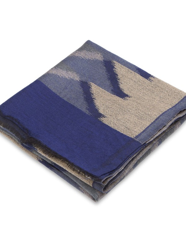 Blue Ikat