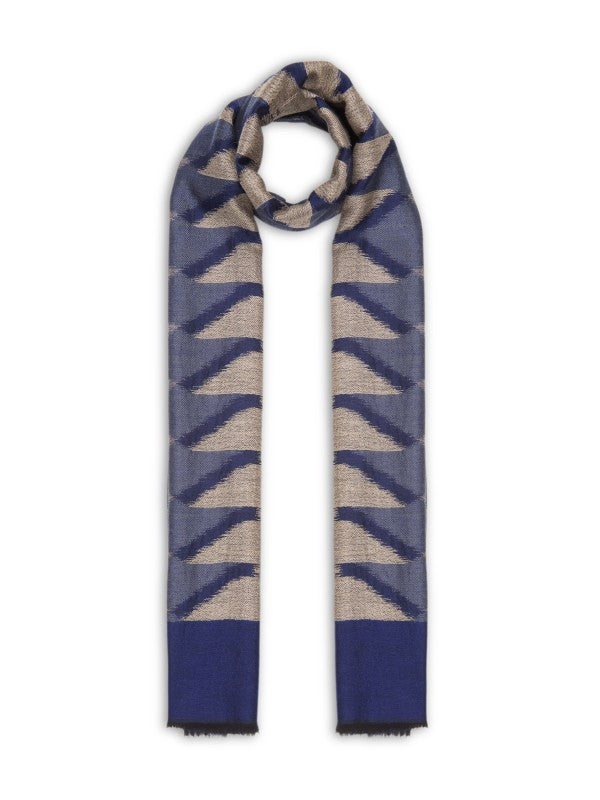 Blue Ikat