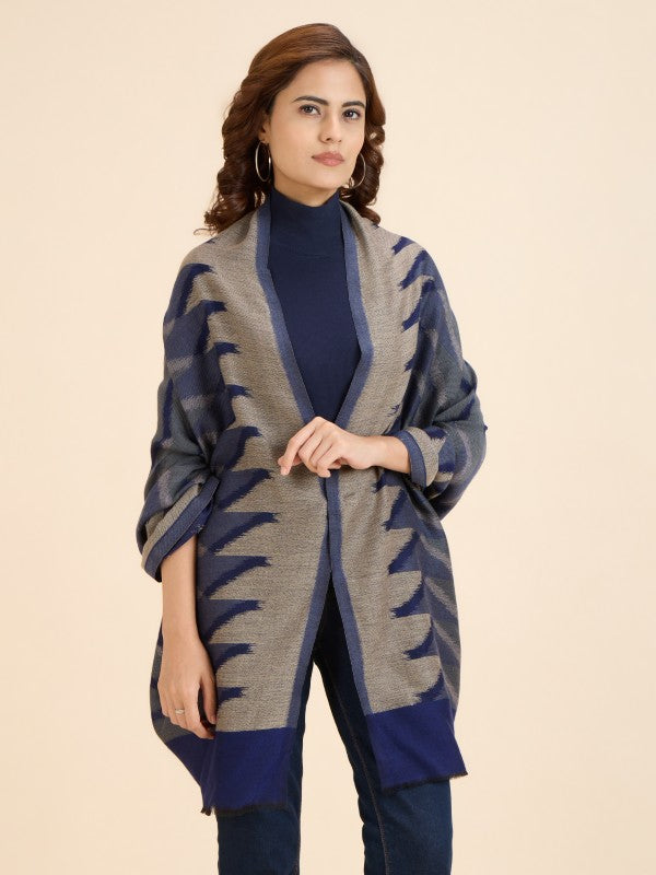 Blue Ikat