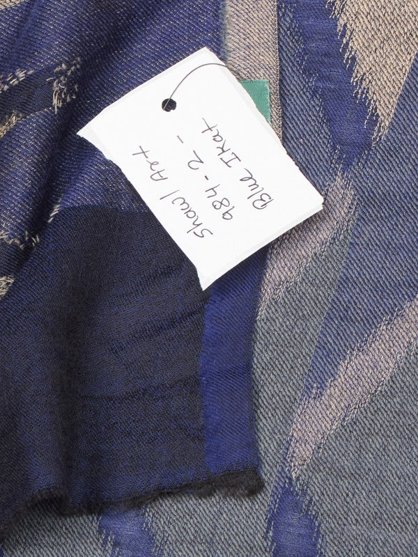 Blue Ikat