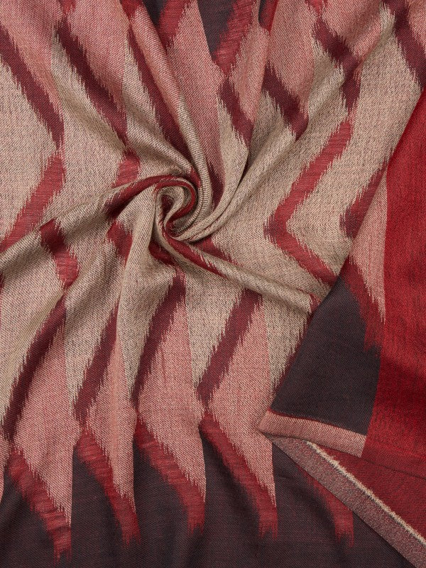 Maroon Ikat