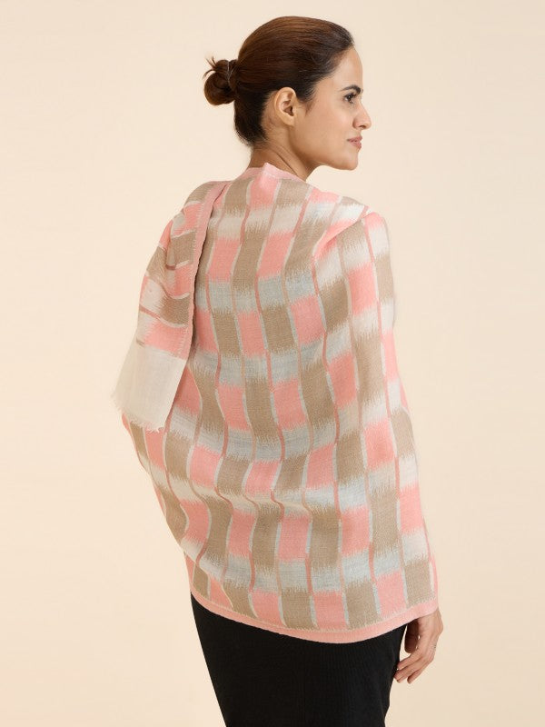 Peach Ikat